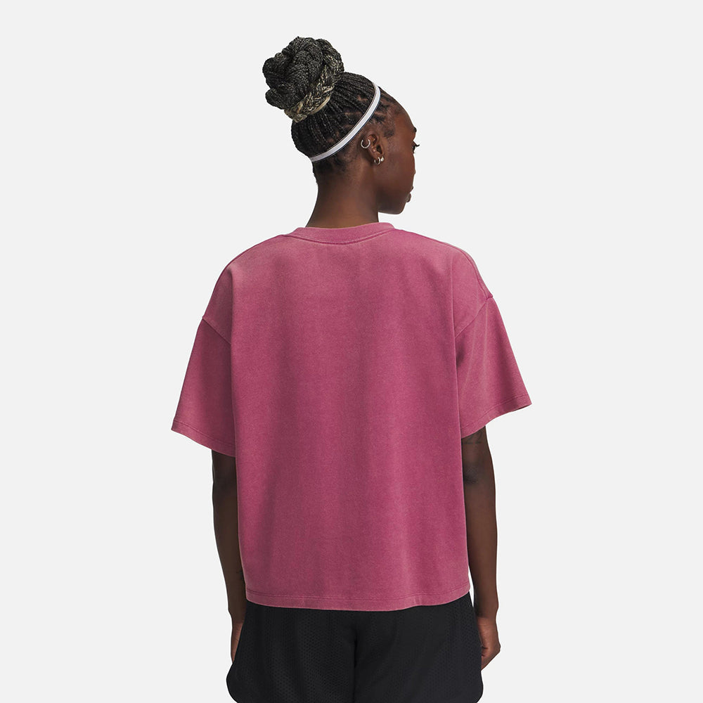 Áo Thun Tay Ngắn Nữ UA Boxy Wash Heavyweight