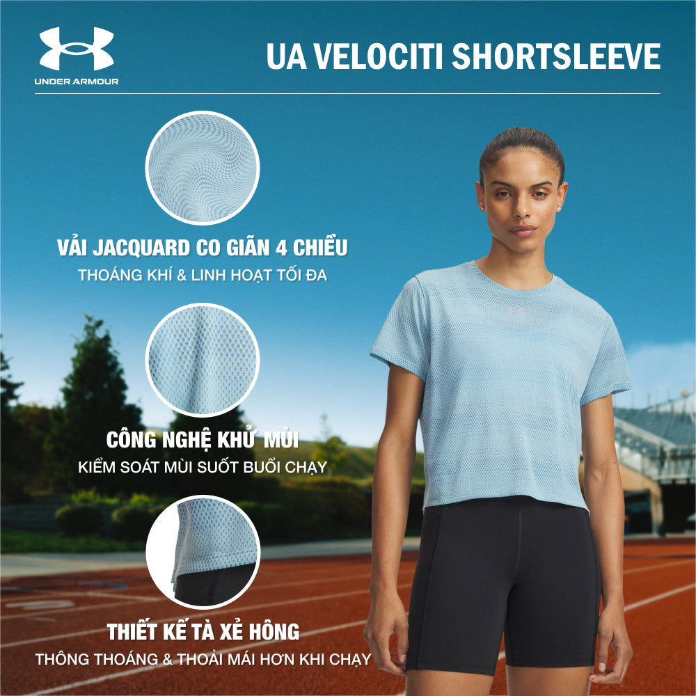 Áo Thun Nữ Under Armour Velociti Shortsleeve - Supersports Vietnam