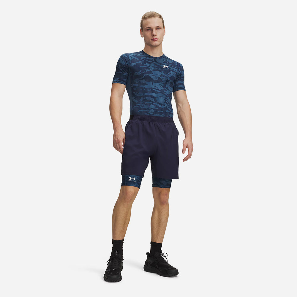 Quần Bó Thể Thao Nam Under Armour Heatgear® Printed Long - Supersports Vietnam
