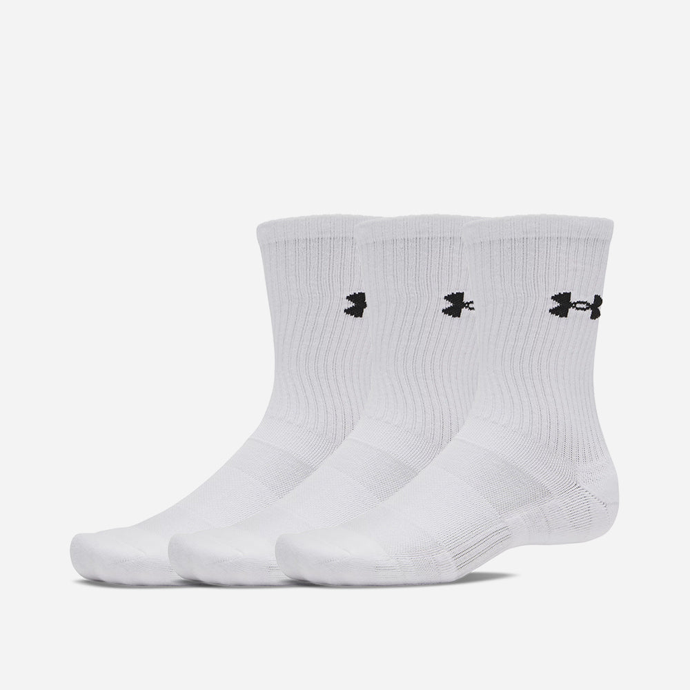 Vớ Thể Thao Under Armour Performance Cotton 3-Pack Crew - Supersports Vietnam