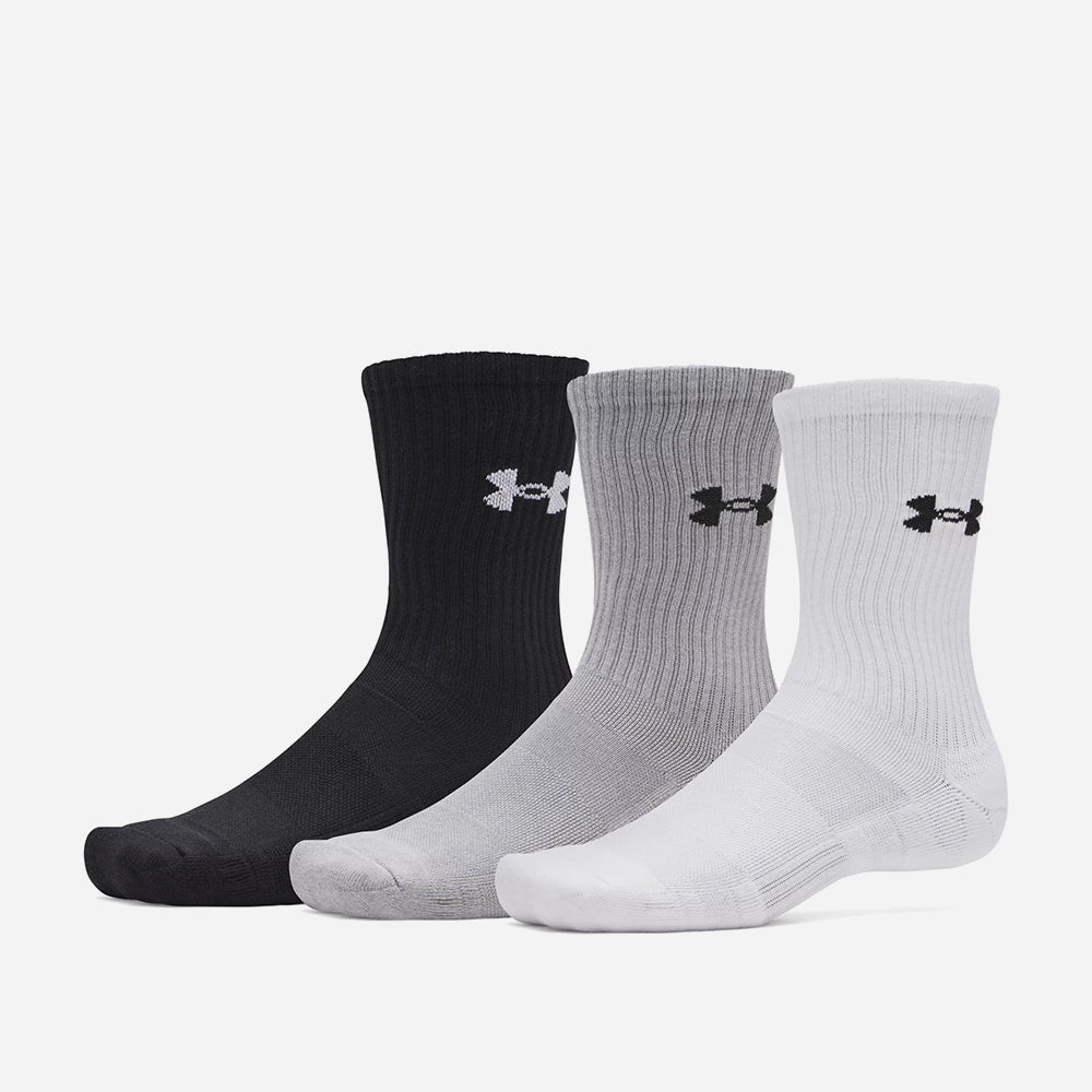 Vớ Thể Thao Under Armour Performance Cotton 3-Pack Crew - Supersports Vietnam