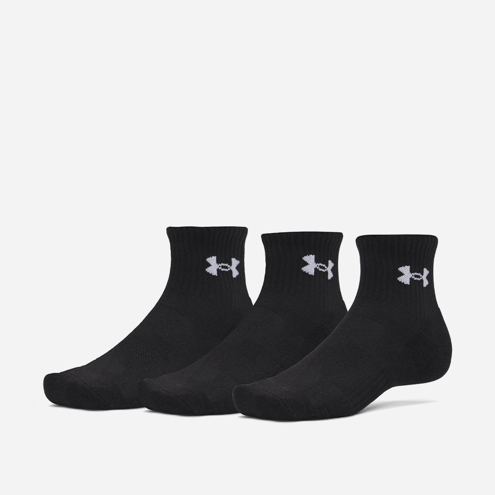 Vớ Thể Thao UA Performance Cotton 3-Pack Quarter