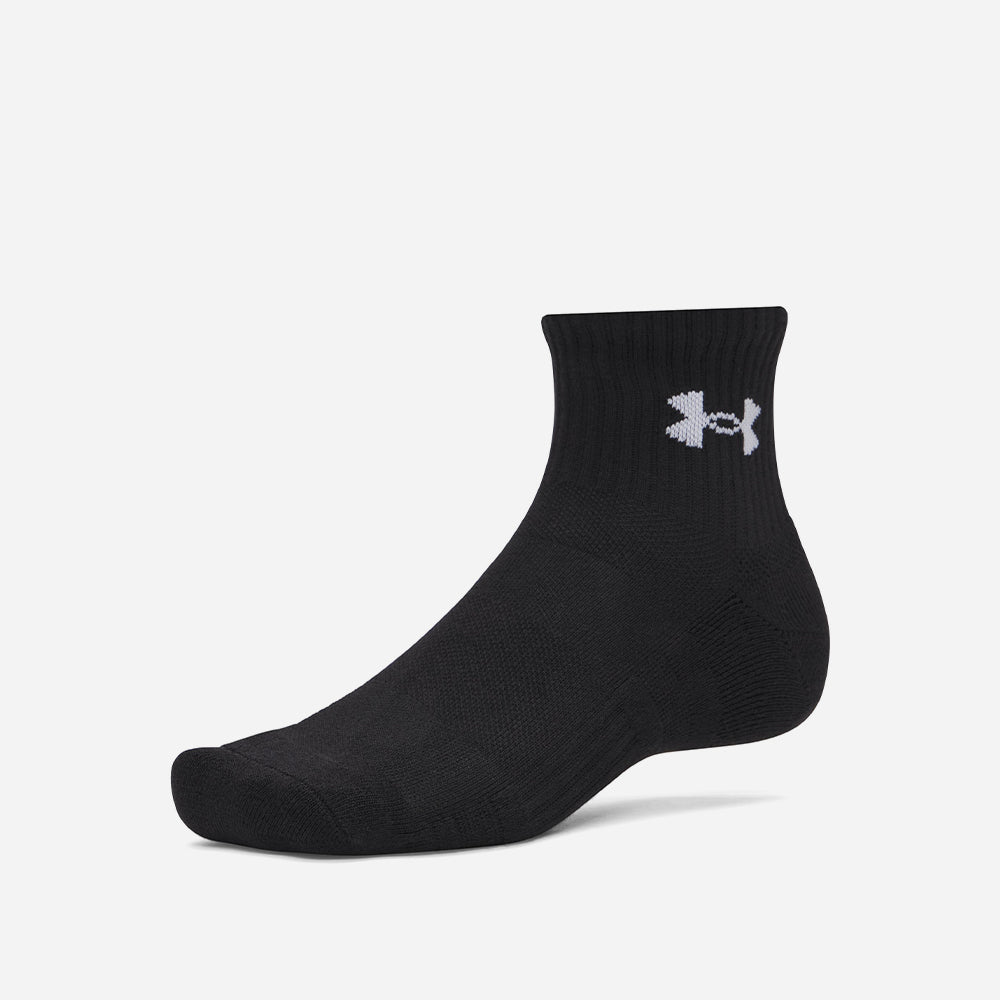 Vớ Thể Thao UA Performance Cotton 3-Pack Quarter
