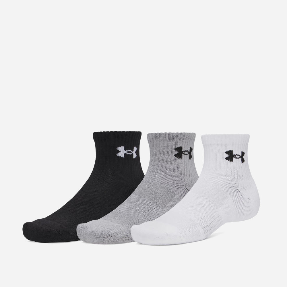 Vớ Thể Thao Under Armour Performance Cotton 3-Pack Quarter - Supersports Vietnam