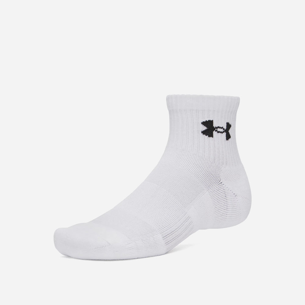 Vớ Thể Thao UA Performance Cotton 3-Pack Quarter