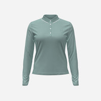 Women's Under Armour Drive Chill Long Sleeve Polo Shirt