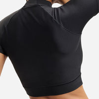 Áo Bó Crop-Top Nữ Under Armour HeatGear® Mock Short-Sleeve - Supersports Vietnam