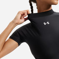 Áo Bó Crop-Top Nữ Under Armour HeatGear® Mock Short-Sleeve - Supersports Vietnam