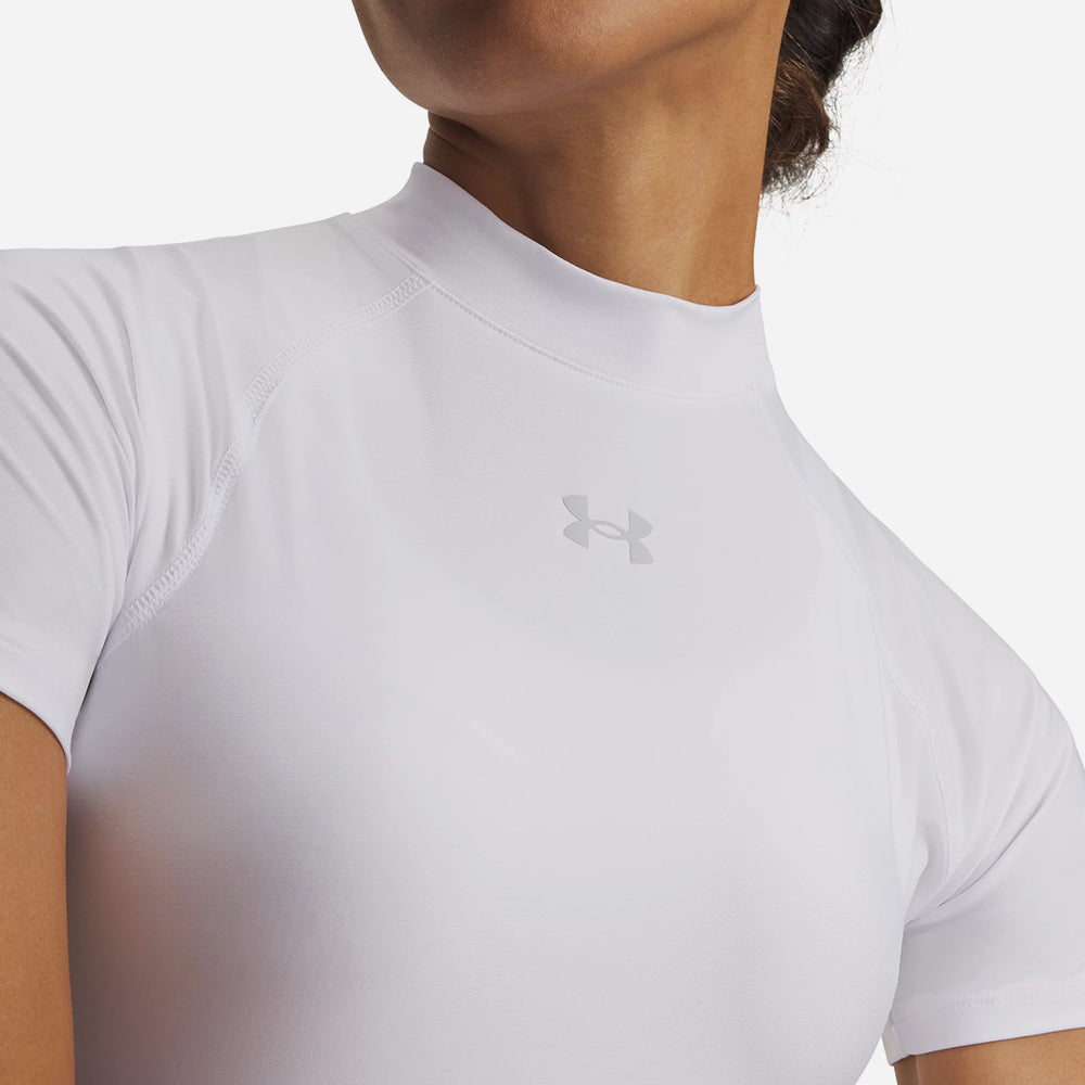 Áo Bó Crop-Top Nữ Under Armour HeatGear® Mock Short-Sleeve - Supersports Vietnam