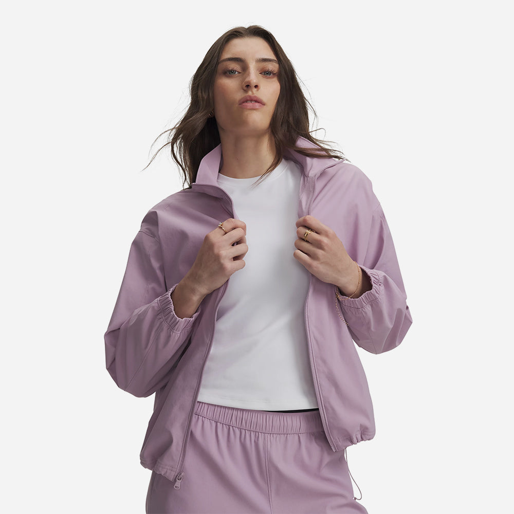 Áo Khoác Nữ UA Unstoppable Woven Full Zip