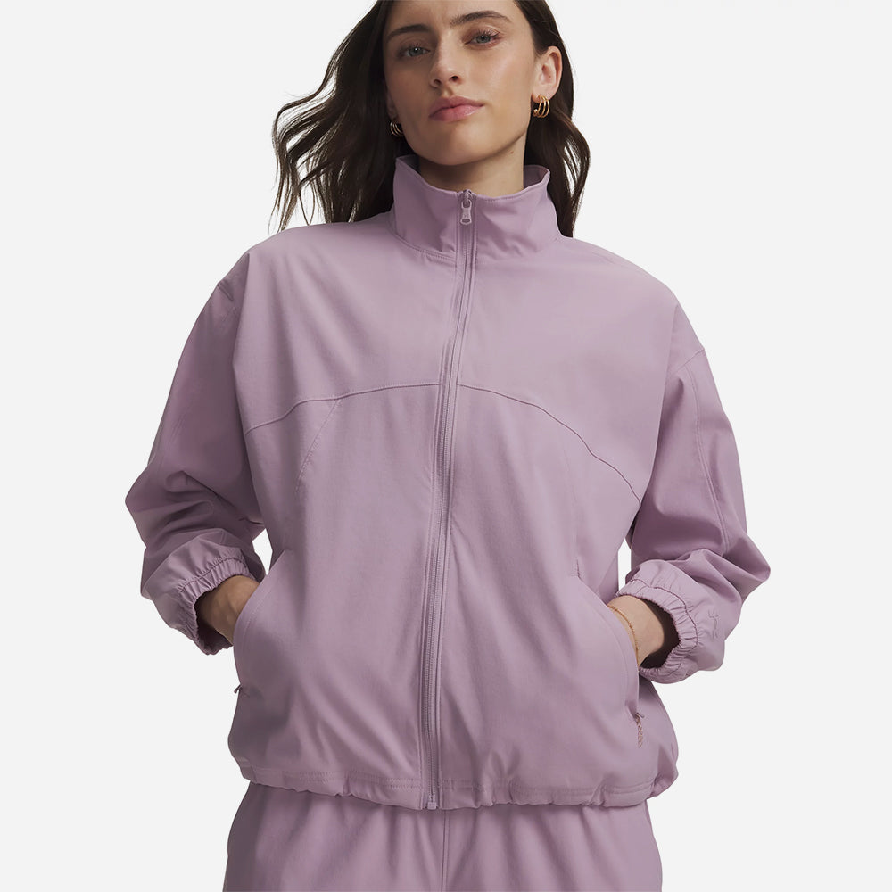 Áo Khoác Nữ UA Unstoppable Woven Full Zip