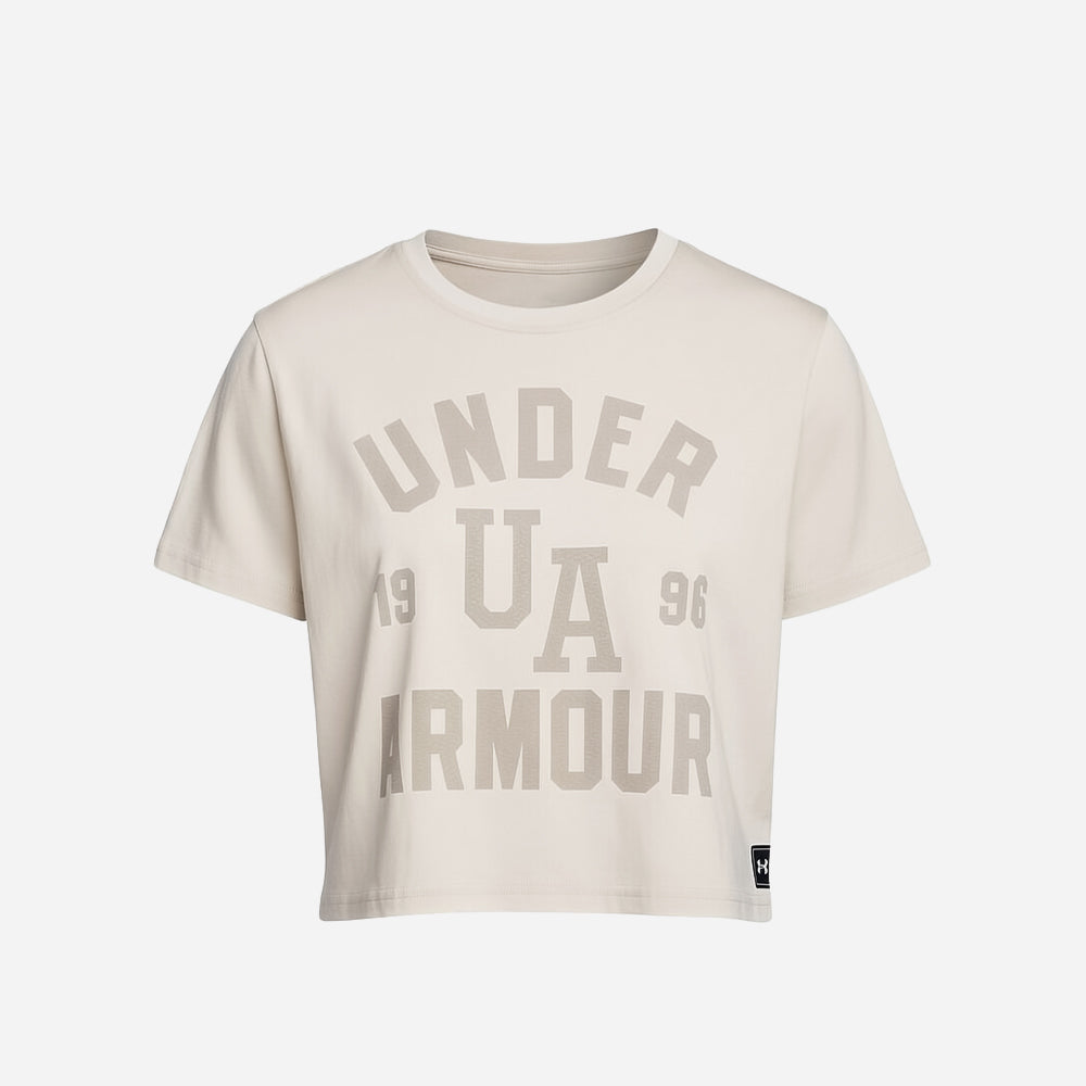 Áo Thun Nữ Under Armour Varsity Boxy Crop Short Sleeve - Supersports Vietnam