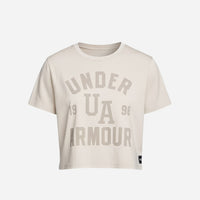 Áo Thun Nữ UA Varsity Boxy Crop Short Sleeve