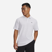 Men's Under Armour Tee To Green Pique Polo Shirt