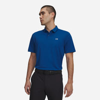 Men's Under Armour Tee To Green Pique Polo Shirt