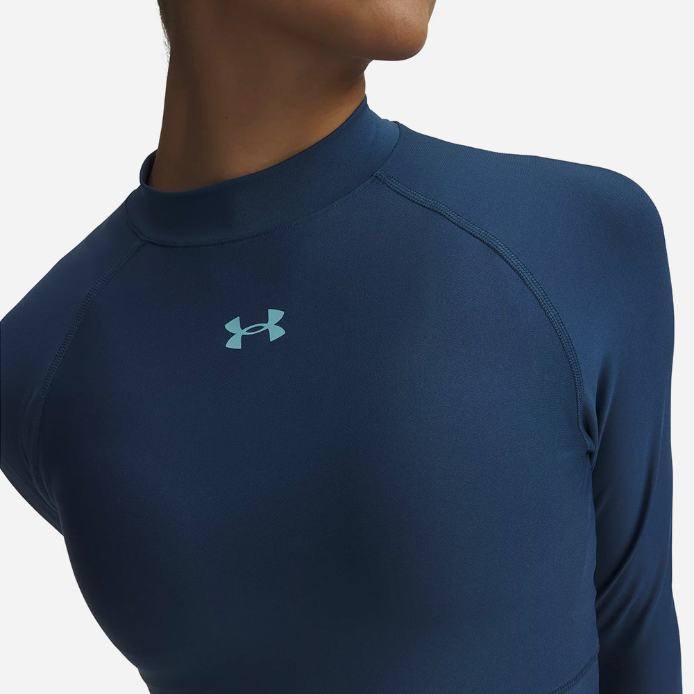 Áo Crop-Top Nữ Under Armour Heatgear® Mock Long Sleeve - Supersports Vietnam