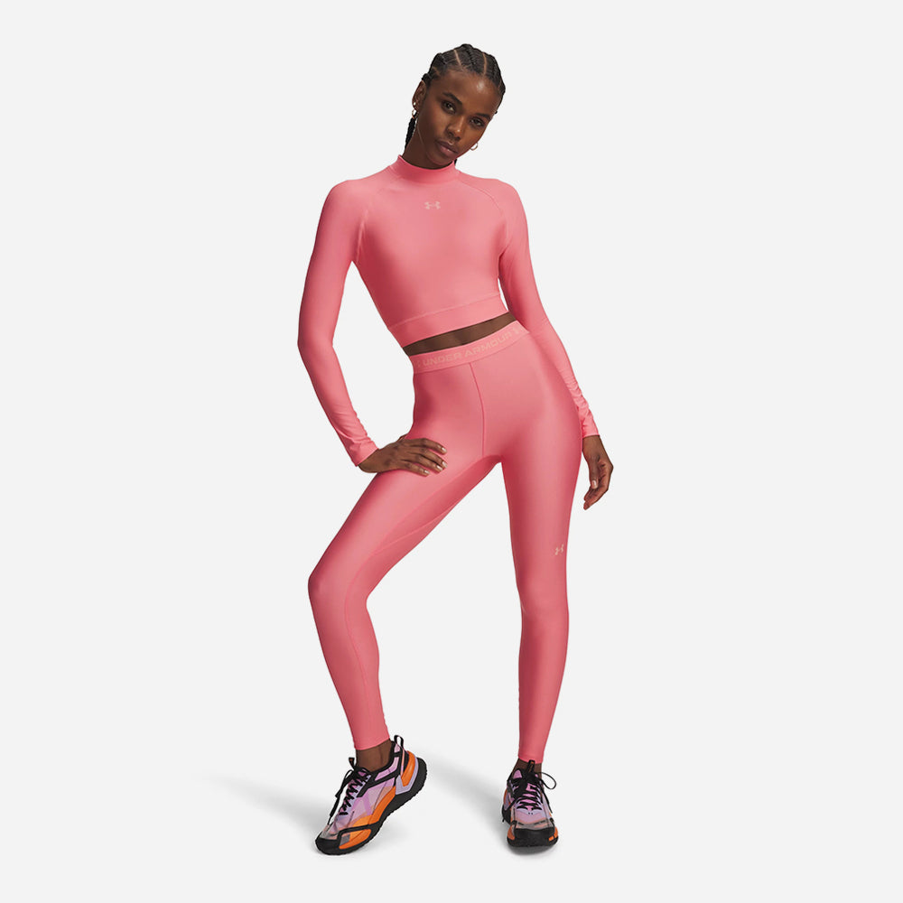 Áo Crop-Top Nữ Under Armour Heatgear® Mock Long Sleeve - Supersports Vietnam