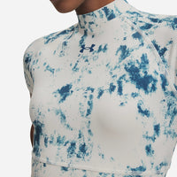 Áo Crop-Top Bó Nữ Under Armour Heatgear® Printed Mock Short Sleeve - Supersports Vietnam