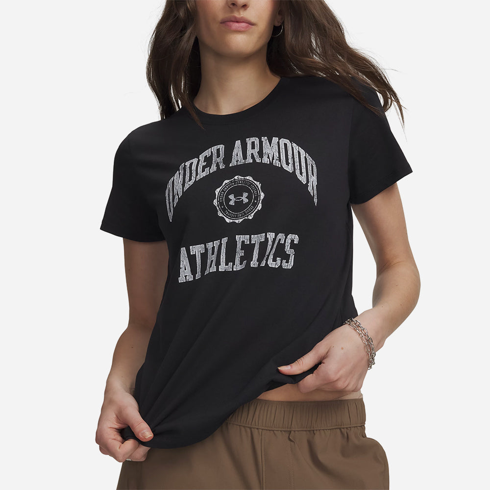 Áo Thun Nữ UA Athletics Arch Short-Sleeve
