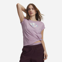 Áo Thun Nữ UA Rival Shimmer Short Sleeve