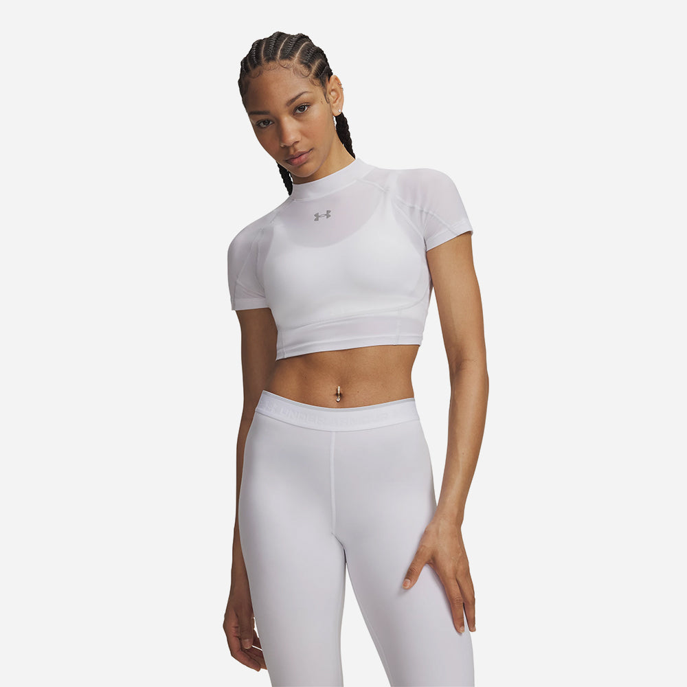 Áo Thun Nữ Under Armour HeatGear® Neolast Crop Mock - Supersports Vietnam