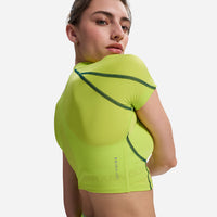 Áo Thun Bó Nữ Under Armour Heatgear Elite Mock Crop Short Sleeve - Supersports Vietnam