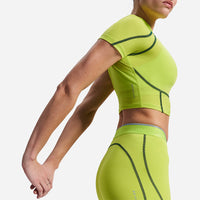 Áo Thun Bó Nữ Under Armour Heatgear Elite Mock Crop Short Sleeve - Supersports Vietnam
