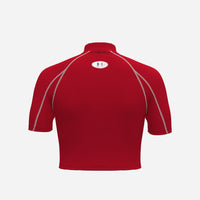 Áo Thun Bó Nữ Under Armour Heatgear Elite Crop Mock Short Sleeve - Supersports Vietnam