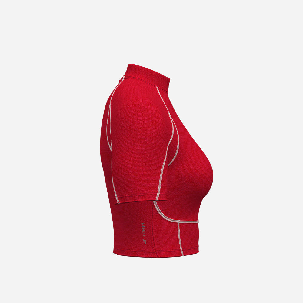 Áo Thun Bó Nữ Under Armour Heatgear Elite Crop Mock Short Sleeve - Supersports Vietnam